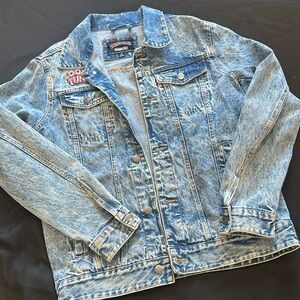 Members Only denim jacket Looney Tunes